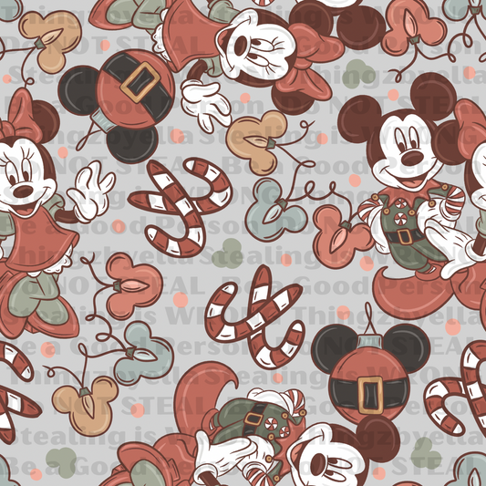 Vintage Christmas mouse
