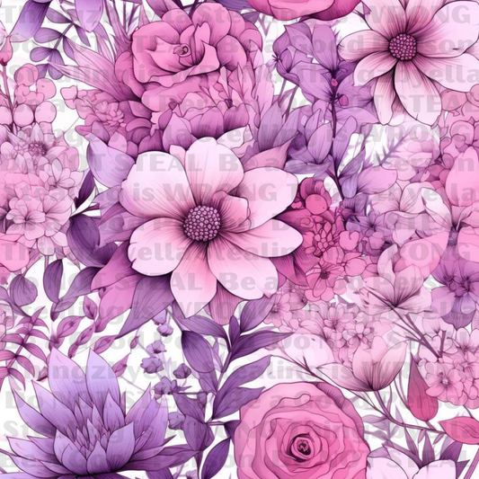 Purple floral