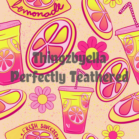 Lemonade with coordinating stripes
