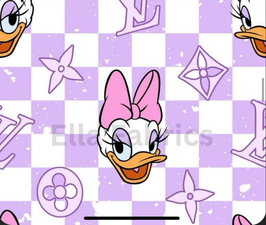 Purple checkered duck