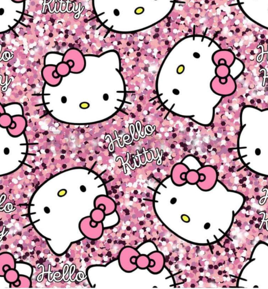 Sequin pink hello kitty