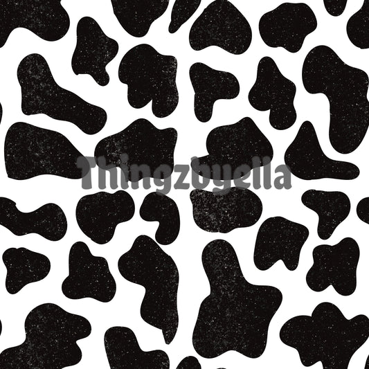 Glitter Cow print