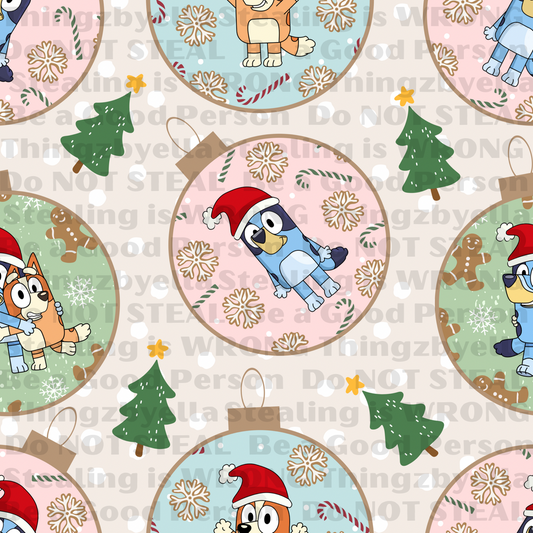 Blue heeler ornaments