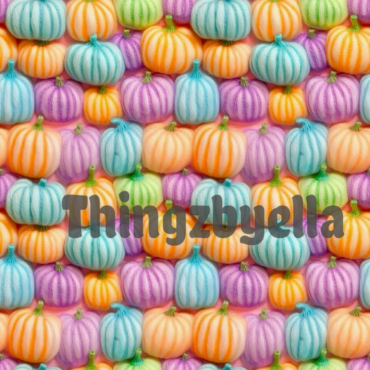 Colorful soft pumpkin